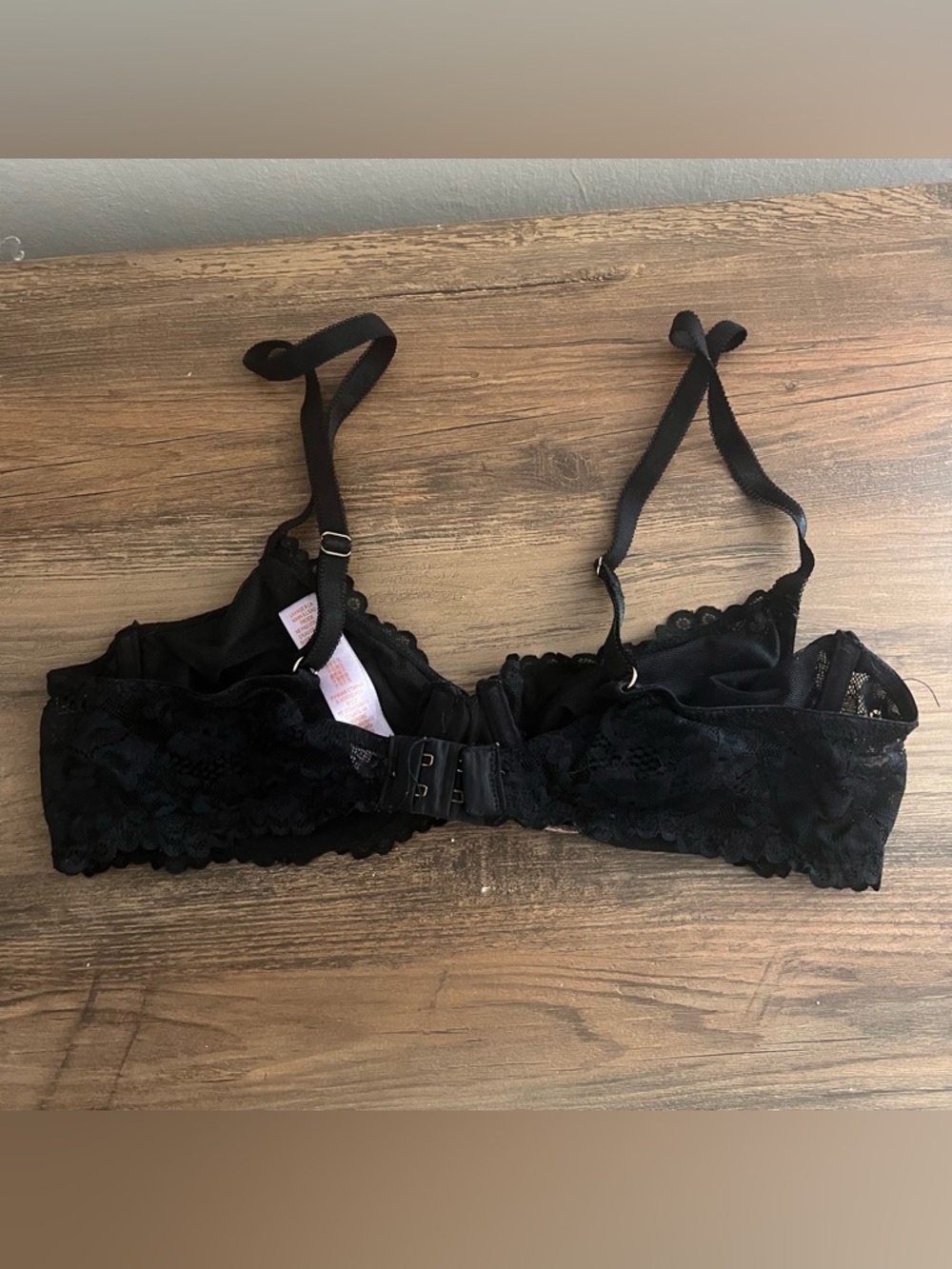Savage X Fenty Black Lace Bra Size 36B - Picture 4 of 8